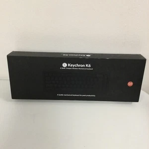 Teclado mecánico inalámbrico Keychron K6 Bluetooth RGB retroiluminación aluminio marrón NUEVO - Imagen 1 de 4