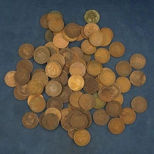 Lot of 90 Assorted Date Canada Large Cents, Pre-1900 Included - Free Shipping US - Picture 1 of 6
