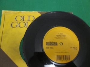 T.REX / MARC BOLAN - CHILDREN OF REVOLUTION / METAL GURU - OLD GOLD - 7" SINGLE - Picture 1 of 2