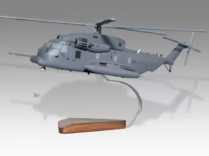 Sikorsky MH-53 Pave Low USAF Desk Wood Helicopter New Model Small Scale 1/100 - Picture 1 of 12