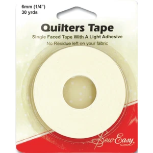 Sew Easy 27m x 6mm Quilters Single Faced Tape - Picture 1 of 1