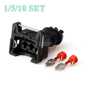 2 Pin/Way TE/AMP/TYCO Junior Power Timer Automotive Socket Female Connector Plug - Picture 1 of 2