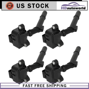 4 Ignition Coil Fits Mercedes-Benz GLA200 2014-2016 L4 2.0L DOHC Turbocharged - Picture 1 of 8