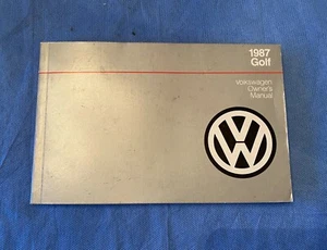 Volkswagen Golf 1987 manual para el dueño VW Service Manager edición - Imagen 1 de 4