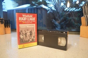 WINFIELD RUGBY LEAGUE 1959 KANGAROO TOUR RARE PAL VHS VIDEO! - Picture 1 of 2