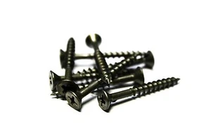 (50) 8x1-1/4 Phillips Flat Head Wood Screws (Plain and Lubed) - Picture 1 of 1