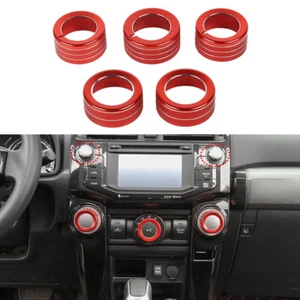 5X Air Conditioner Switch Knob Trim Ring For 4Runner 2010+ Accessories - Picture 1 of 8