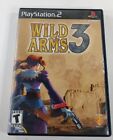 Wild Arms 3 (PlayStation 2, 2002) PS2 Black Label Complete w/ Manual Game