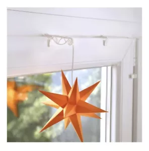 2x Türhalter Sternhalter mit Kabelführungen für Fenster, Dekohaken, Fensterhaken - Bild 1 von 6