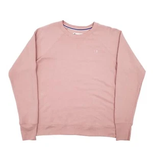 CHAMPION Crewneck Cotton Blend Jumper Sweatshirt Womens L - Picture 1 of 7