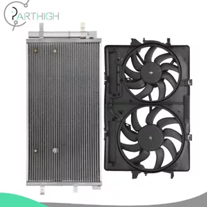 Dual Cooling Fan And AC Condenser Car Electric For 2008-2017 Audi A5 Quattro - Picture 1 of 14