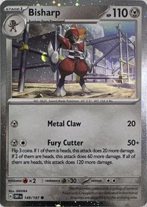 Pokemon TCG Bisharp - (Cosmos Holo) 149/197 Carte e Prodotti Vari Promo - Foto 1 di 1
