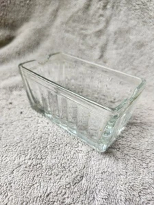 Vintage Anchor Hocking Fire King Clear Glass 1/4 lb Covered Butter Dish 7.75” L - Picture 1 of 2