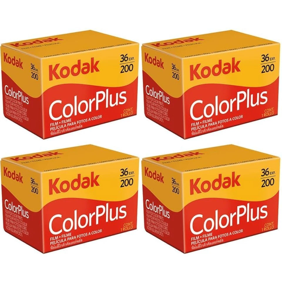 Película Kodak Color Plus 200 ASA 36 exposición 4 rollos 35 mm para fotografía Foto 1 de 1