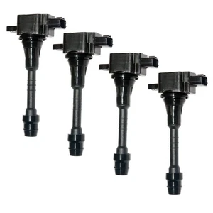 For Nissan Sentra 1.8L 01-06 UF351 22448-6N015 Set of 4 Ignition Coil - Picture 1 of 5