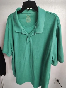 Faded Glory Men's Shirt 2 XL Green Polo  - Picture 1 of 4