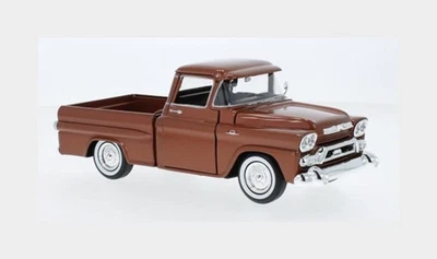 1:24 MOTORMAX Gmc 1000 Wideside Pick-Up 1958 Brown MTM79385BR - Immagine 1 di 2