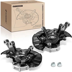 2 x Conjunto de buje de cojinete de rueda y nudillo de dirección delantero izquierdo y derecho Toyota... - Imagen 1 de 11