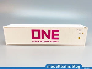 Contenedor frigorífico blanco de 40 pies "ONE" en 1:87 (H0) - Imagen 1 de 5