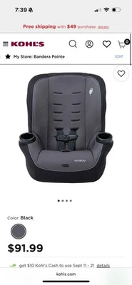 Asiento de coche para niños pequeños Foto 1 de 3