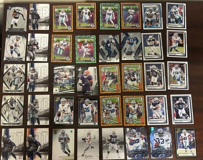 Dallas Cowboys 112 ct lote de tarjetas de fútbol americano, insertos, tarjetas de novato, vintage Foto 1 de 3