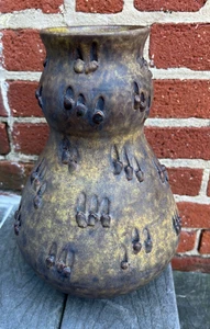 GROSSE VINTAGE ITALIENISCHE STRUKTUR KERAMIK VASE MID CENTURY MCM ALVINO BAGNI RAYMOR - Bild 1 von 8