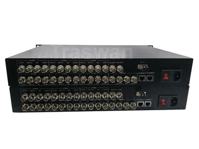 4 Ch 12G-SDI Bidi+ 3 Ch 3G-SDI Bidi+ Dual Ethernet+ Genlock to Fiber Optic Link - Image 1 of 4