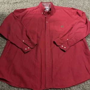 Cinch Shirt Mens XL Button Down Red Solid Long Sleeve Western Rodeo Top Country - Picture 1 of 7