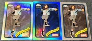 2025 Topps Chrome Marvel Blue /299 Refractor America Chavez #153 - Bild 1 von 2
