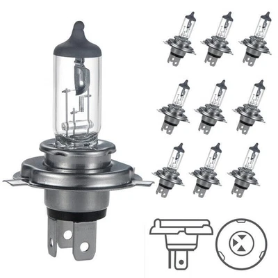 10pcs H4 60/55W Classic Halogen Headlight Bulb 12V Globes Car Bulb - Image 1 of 4