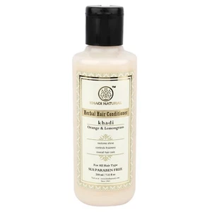 Khadi Lemongrass Hair Conditioner Herbal Natural Orange soften Your Hair 210 ml - Picture 1 of 1