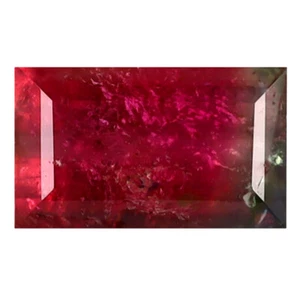 0.88 ct Octagon (7 x 4 mm) Unheated / Untreated Watermelon Tourmaline Gemstone - Picture 1 of 1