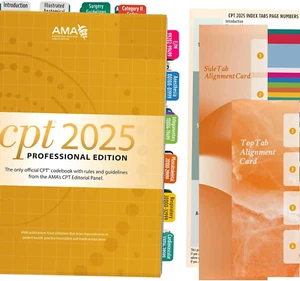 CPT 2025 Code Book Index Tabs - for AMA Version CPT 2025 Professional Edition, E - Picture 1 of 12