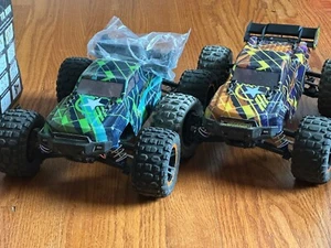 HBX 1/16 RC Car 16890SA and 16890A, BUNDLE OF 2 CARS RTR WITH PADDLE TIRE(Fair) - Picture 1 of 13