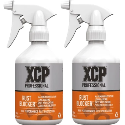 XCP Rust Blocker Clear Flexible Film Anti-Corrosive Compound Spray 500ml x2 - Image 1 of 3