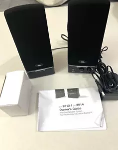 Authentic Cyber ACOUSTICS CA-2014 Multimedia Desktop Computer Speakers - NEW - Picture 1 of 3