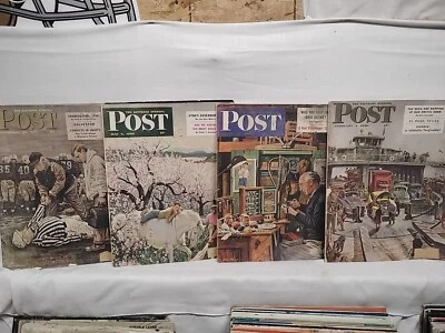 Saturday Evening Post 1950 Babyboom El Paso Texas Orja Corns Thanksgiving lot -4 - Image 1 of 4