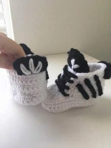 Baby Shoes, Baby Sneakers, Baby Crochet, Newborn Shoes, Infant Shoes, Tennis - Picture 1 of 170