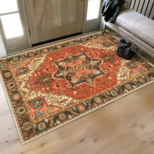 Washable Indoor Door Mat Retro Non Slip Floor Doormat Large Size Quickly Abso... - Picture 1 of 8