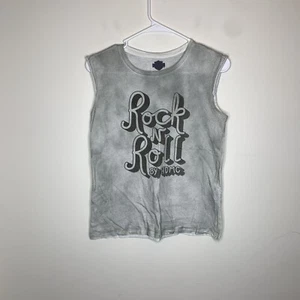 Harley Davidson Womens S Grey Tie Dye Rock N Roll By HDMC Sleeveless Shirt - Bild 1 von 5