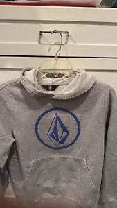 Volcom Hoodie Boys Small Sweatshirt, Gray - Picture 1 of 5