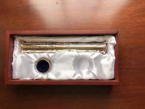 Certificado de nacimiento de bebé Stephan enchapado en plata grabado con caja - Imagen 1 de 12