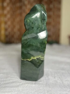 2.3kgs Tumble free form top Quality crystals tower Nephrite Jade 1PC decoration - Picture 1 of 9