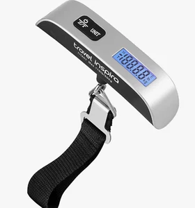 50 kg/10 g tragbare digitale hängende Reise-LCD-Gepäckwaage elektronisches Gewicht USA - Bild 1 von 2