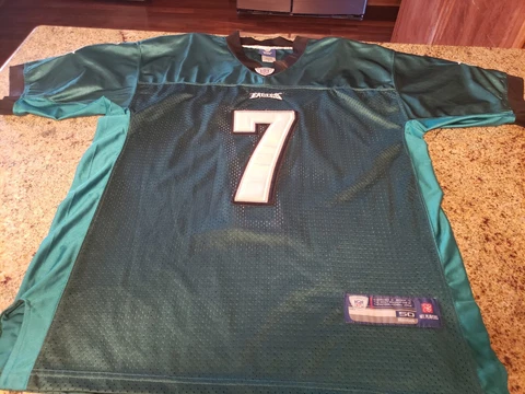 Reebok OnField Michael Vick #7 Philadelphia Eagles STITCHED Jersey - Size 50 Cover