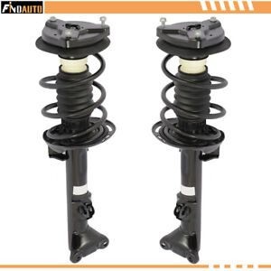 Front (2) For 2010-2014 Mercedes-Benz C250 Front Complete Struts w/ Spring Mount