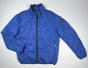 NAPAPIJRI Acalmer Slim Fit Puffer Jacket Mens Size 2XL Blue Outdoor Lightweight - Picture 1 of 14