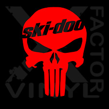 Ski-Doo Punisher Skull Dicut Vinyl Decal Snowmobile Skandic MXZ 3SZ/14CLR Summit