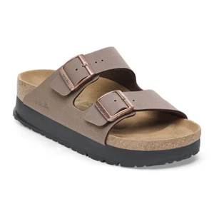 NIB Birkenstock Papillio Arizona Flex Platform Slide in Mocha 1027417 - Picture 1 of 5