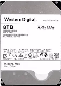 Western Digital WD80EZAZ NAS Hard Drive 7200 RPM 256MB Cache SATA III 3.5" - Picture 1 of 3